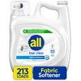 thumbnail image 1 of all Liquid Fabric Softener, Free Clear, 213 loads, 143 fl. oz., 1 of 4