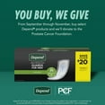 thumbnail image 3 of Depend Incontinence Guards for Men, Maximum Absorbency, 52 ct., 2 pk., 3 of 8
