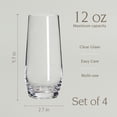 thumbnail image 4 of Over&Back Stemless Drinking Glasses, Set of 4, 4 of 9