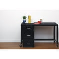 thumbnail image 2 of Hirsh 3-Drawer Letter Width Vertical File Cabinet with Pencil Drawer, Black, 2 of 21