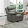 thumbnail image 9 of Manhattan 3-Piece Top-Grain Leather Reclining Set, 9 of 19