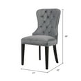 thumbnail image 4 of Milano Velvet Dining Chair, 4 of 9