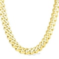 thumbnail image 1 of Miami Cuban Chain Necklace in 14K Gold, 1 of 7