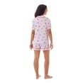 thumbnail image 3 of Member's Mark Women's Americana Notch Collar Short Sleeve and Short Pajama Set, 3 of 11
