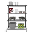 thumbnail image 11 of Seville Classics MEGA RACK 4-Tier NSF Steel Wire Shelving, 60" x 24" x 76" H, 11 of 17
