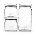 thumbnail image 1 of Ball Stack & Store Jars, Glass Storage Jars, Quart and Half Gallon, 3-Pack, 1 of 3