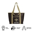 thumbnail image 3 of Logo Brands New Orleans Saints Gameday Insulated Tote, 3 of 4