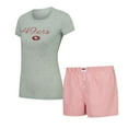 thumbnail image 2 of San Francisco 49ers Women's 2-Piece Pajama Short Set, 2 of 7