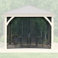 thumbnail image 2 of Yardistry Meridian Gazebo Mesh Kit, Choose Size, 2 of 8