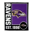 thumbnail image 1 of Logo Brands Baltimore Ravens 60"x70" Super Plush Blanket, 1 of 6