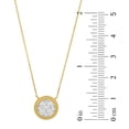thumbnail image 8 of 0.50 C.T. TW Round Cut Beaded Bezel Diamond Necklace in 14K Gold, 8 of 8