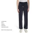 thumbnail image 5 of Halston Women's Velour Ribbed Pant, 5 of 7