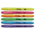 thumbnail image 2 of Sharpie Pocket Style Highlighters, Assorted Ink Colors, Chisel Tip, Assorted Barrel Colors, Dozen, 2 of 4