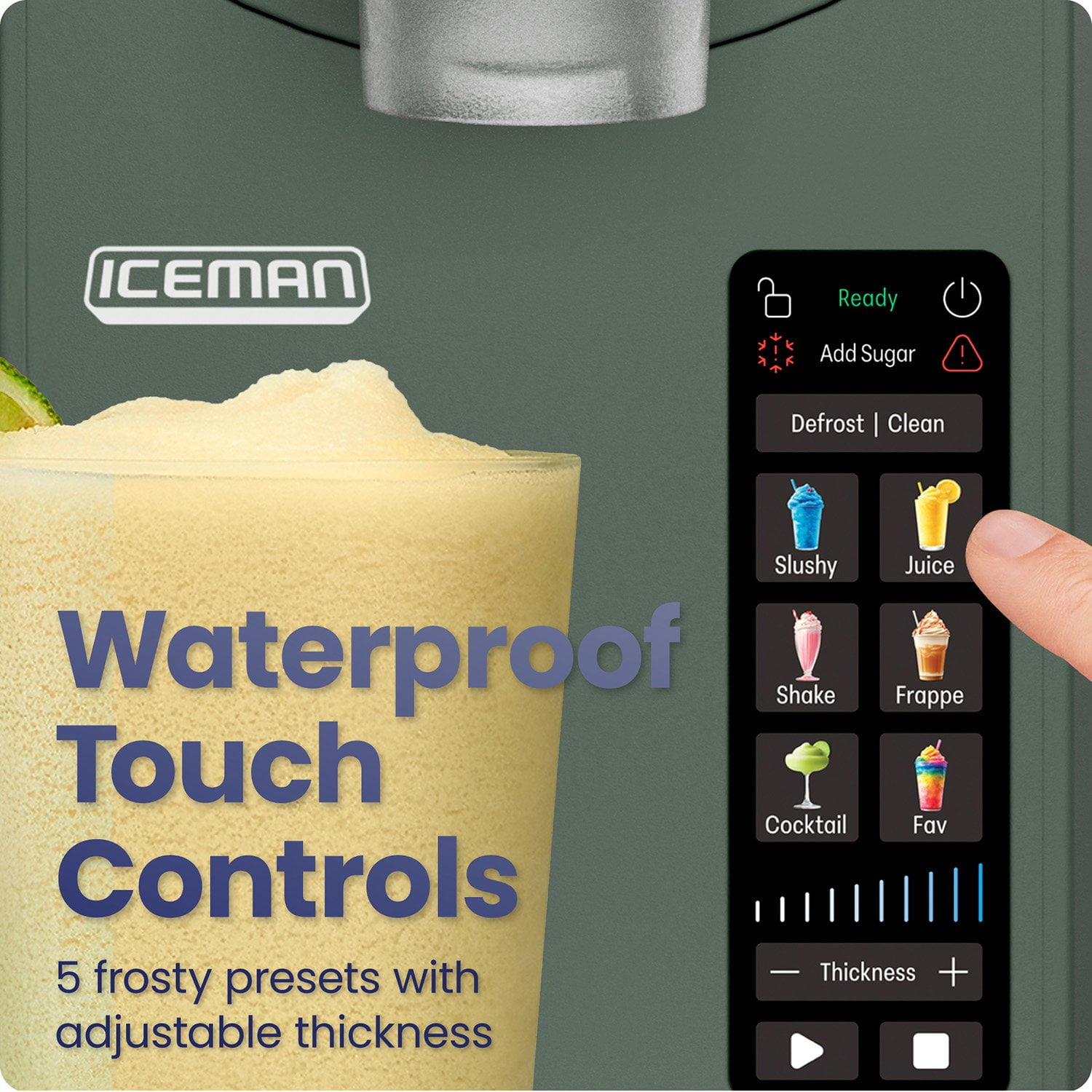 Iceman by Chefman Slush-Ease 88 oz. Total / 64 oz. Drink Capacity