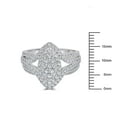 thumbnail image 5 of 1.00 CT. T.W. Round Cut Marquise Shape Halo Diamond Ring in 14K Gold, 5 of 5