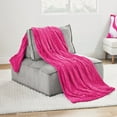 thumbnail interactive-video image 1 of Member's Mark Oversized Plush Blanket, 78" x 92", 1 of 6