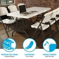 thumbnail image 4 of Lifetime 6' Commercial Grade Stacking Folding Table, 4 Pack, 4 of 12