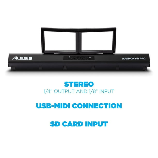 ALESIS HARMONY61 キーボードセット Alesis Harmony 61 MKII 61-Key Portable Keyboard with Built