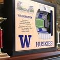 thumbnail image 2 of YouTheFan Washington Huskies 25-Layer Football Stadium View 3D Wall Art, 2 of 5