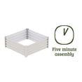 thumbnail image 4 of The Organic Garden Co. Hakea 4' x 4' x 1' Metal Square Garden Bed, 4 of 9