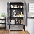 thumbnail image 18 of Seville Classics UltraHD Storage Cabinet with Bottom Drawer, 36” W x 18” D or 24” D x 72” H, 18 of 19