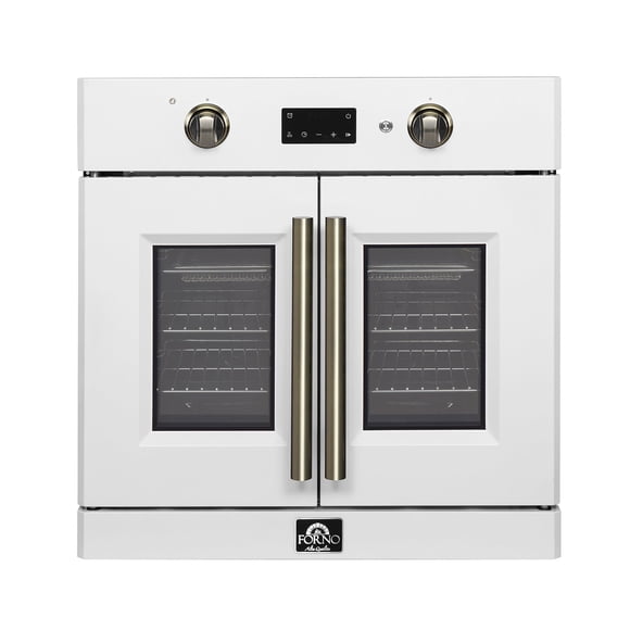 FORNO Asti 30-Inch French Door Electric Wall Oven