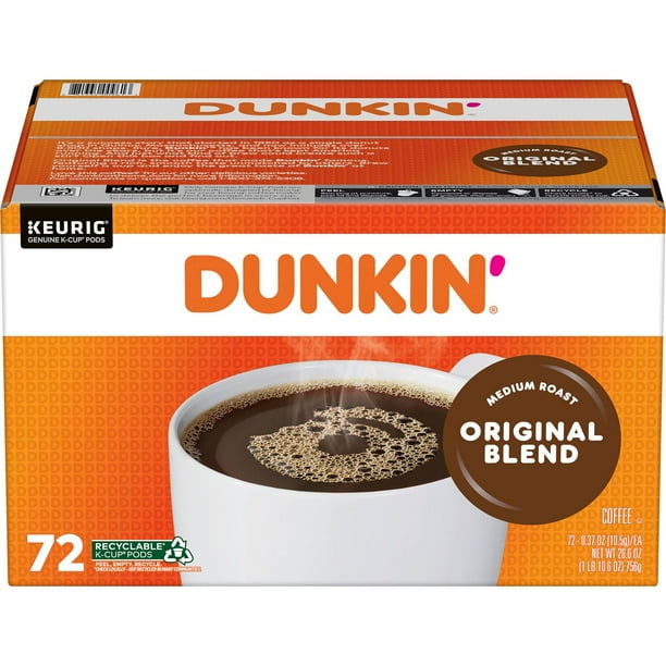 Dunkin' Donuts Original Blend Coffee K-Cups - 72 count
