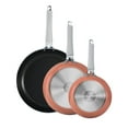 thumbnail image 5 of Tramontina 3-Piece Frying Pan Set with Nonstick Interior, Assorted Colors, 5 of 12