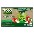 thumbnail image 1 of GoGo SqueeZ Organic Applesauce Pouches, Apple Apple, 3.2 oz., 28 ct., 1 of 7