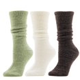 thumbnail image 1 of Cuddl Duds Women's 3Pk Cozy Slouch Sock, 1 of 4