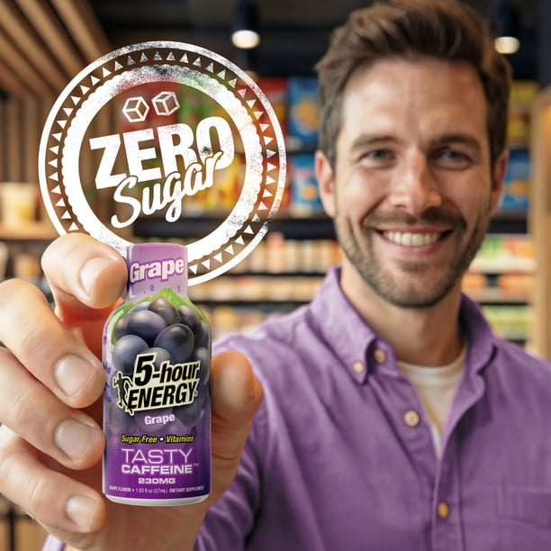 5-hour ENERGY Shot, Extra Strength, Grape 1.93 oz., 24 pk