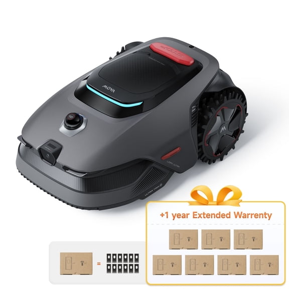 MOVA LiDAX Ultra 2000 Robot Lawn Mower with 4G for 0.5 Acre, No Wire No RTK+360° 3D LiDAR+AI Vision Auto Mapping, Zero-Edge Cutting, Cut Height 1.2"-3.9", 45% Slope, 150 Mowing Zones, Anti-Theft