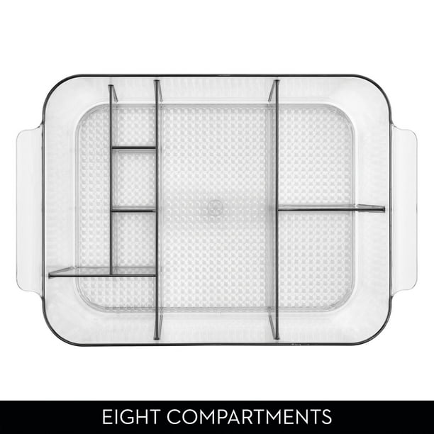 iDesign Divided Cosmetic Bin, 10.4