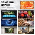 thumbnail image 2 of SAMSUNG 75” Class QN70H Series Neo QLED Mini LED 4K UHD Vision AI Smart Tizen TV, 2 of 15