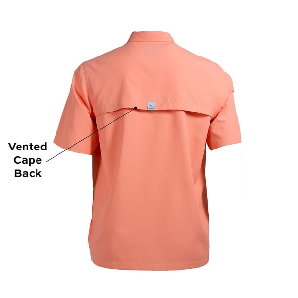 Habit Men's Short Sleeve 50+ UPF Fishing Shirt - Samsclub.com