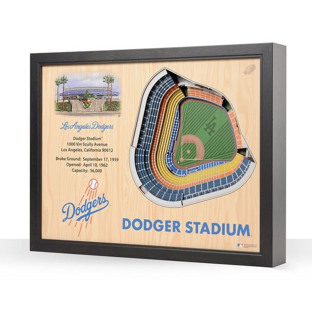 YouTheFan MLB 25-Layer Stadium View 3D Wall Art