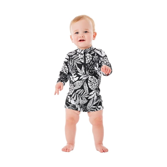 Member's Mark Baby Boys Rashguard One-Piece Swimsuit