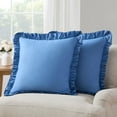 thumbnail image 1 of Draper James 2-Pack Solid Ruffle Decorative Pillows, 1 of 6