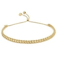 thumbnail image 1 of Kissing Hearts Bolo Bracelet in 14K Gold, 1 of 5