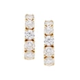 thumbnail image 2 of 1.00 CT.T.W. Lab Created Diamond Huggie Earring in 14K Gold, 2 of 3