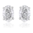 thumbnail image 1 of Lab Created 2.00 CT. T.W. Fancy Cut Diamond Stud Earrings in 18K Gold, 1 of 8
