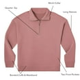 thumbnail image 6 of Member’s Mark Women’s Sandwash Quarter Zip, 6 of 7