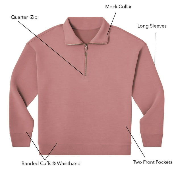 Member's Mark Women's Sandwash Quarter Zip - Samsclub.com