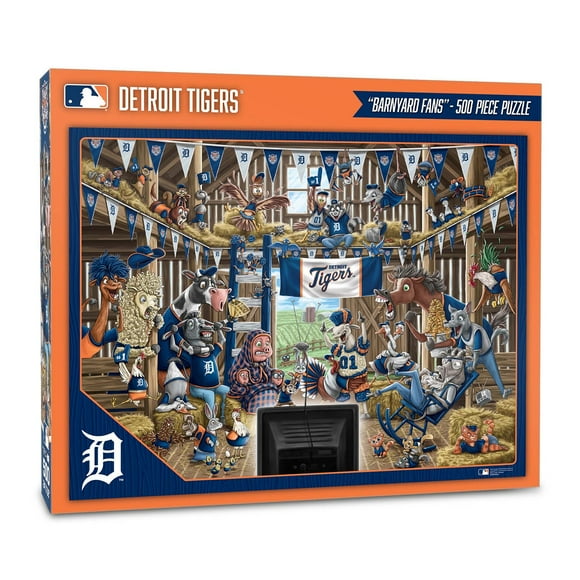 YouTheFan MLB 500 pc. Barnyard Fans Puzzle, Assorted Teams