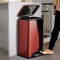 thumbnail image 3 of Tramontina 13-Gallon Step Trash Can, Assorted Colors, 3 of 8