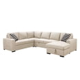 thumbnail image 8 of Dylan Stain-Resistant Fabric 6 Seat Storage Sectional With Pullout Bed, 8 of 10