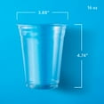 thumbnail image 4 of Member's Mark Clear Plastic Cups 16 oz., 132 ct., 4 of 8