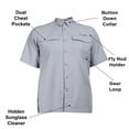 thumbnail image 3 of Habit Men's Short Sleeve 50+ UPF Fishing Shirt, 3 of 8