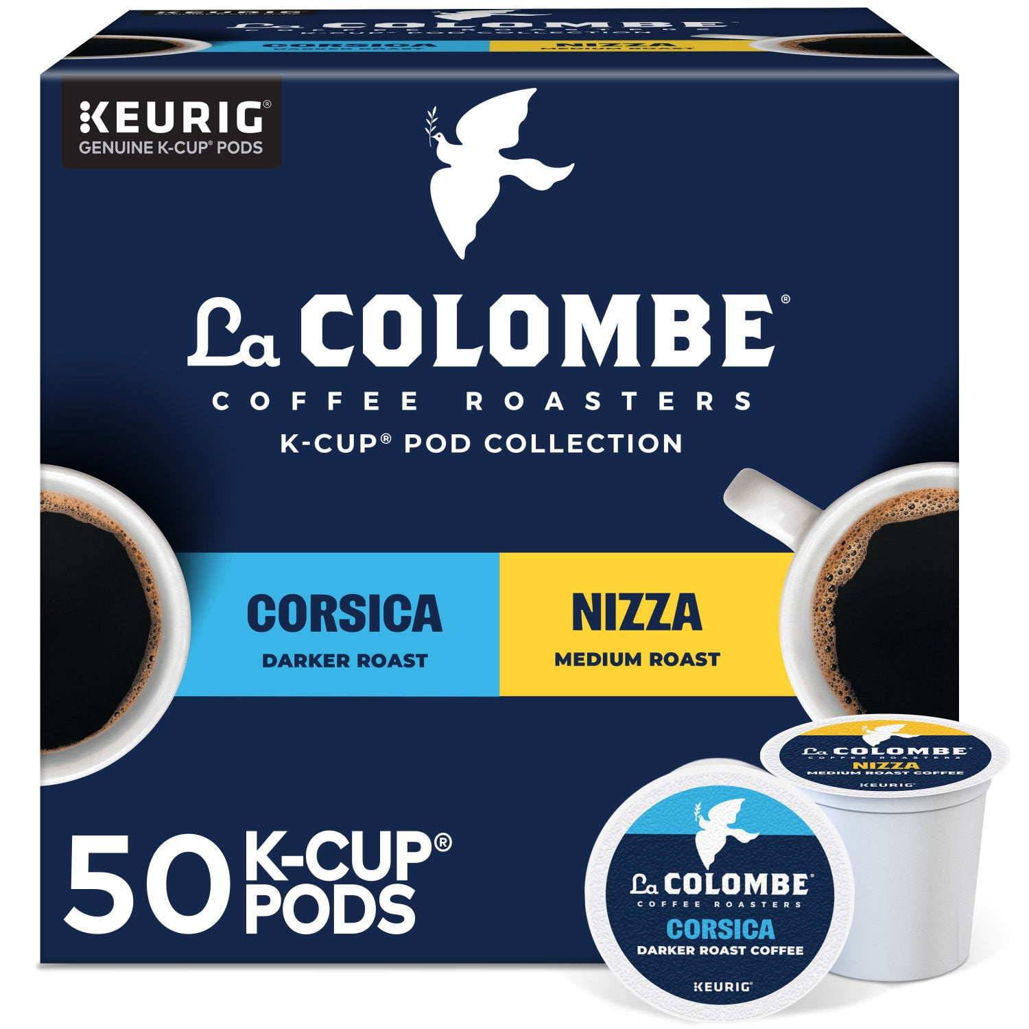 La Colombe Coffee Roasters Medium-Dark Roast Coffee Pods, Variety
