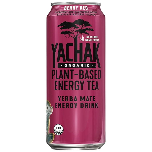 natural glp 1 yerba mate Yachak Organic Yerba Mate Berry Red Iced Tea (16 fl. oz., 12pk.)